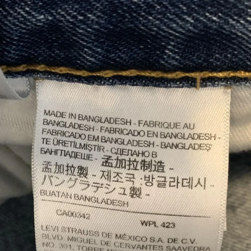 Levis 550 Jeans Mens 36x30 Blue Medium Wash‎ Relaxed Fit Tapered Leg Denim Pants